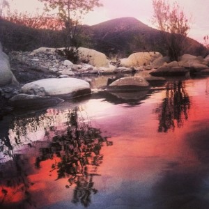 water reflection