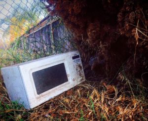 old microwave